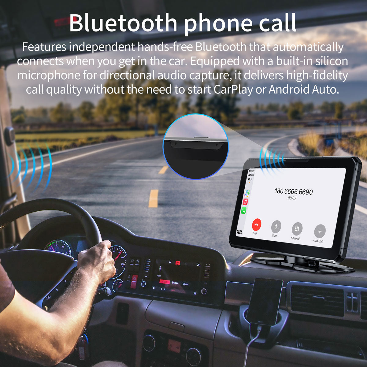 7" Touchscreen Car Play Display